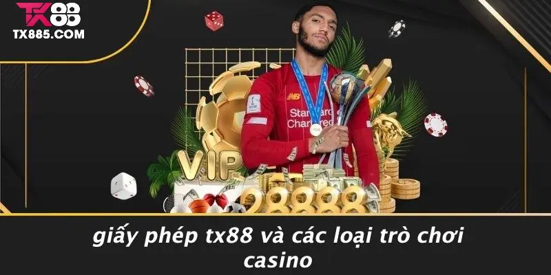 Giấy Phép TX88: Bí Kíp Thu Hút Người Chơi Casino Online 5 Giấy Phép TX88 Và Các Loại Trò Chơi Casino